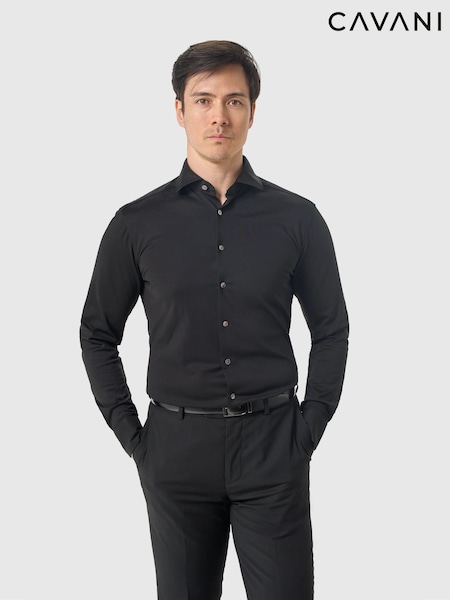 Black - Regular Cavani Stripe Ashley Shirt