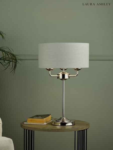 Laura Ashley Brass Sorrento Table Lamp (460258) | £149