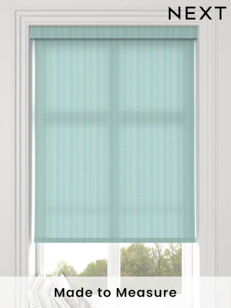 Aqua Blue Mack Made To Measure Roller Blind (461480) | £20