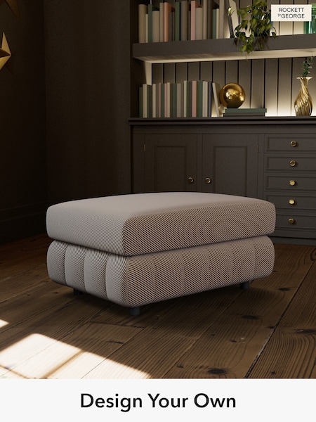 Studio Stripe Velvet/Sand and Black The Bowie By Rockett St George (461831) | £450