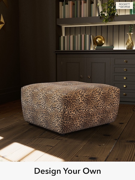 Leopard Love Velvet/Natural The Jagger By Rockett St George (461858) | £375