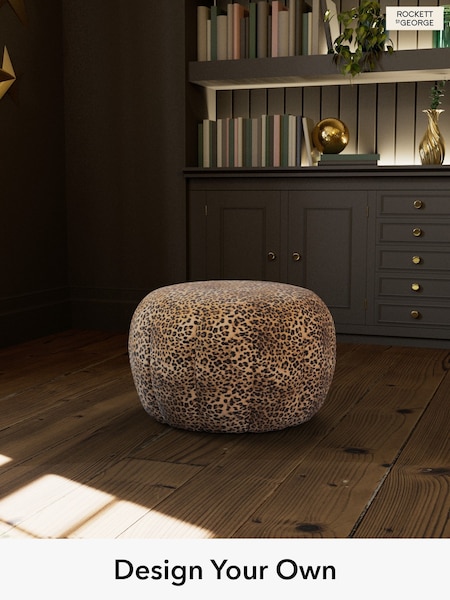 Leopard Love Velvet/Natural The Bowie By Rockett St George (461949) | £250