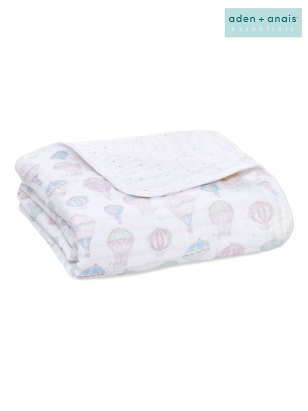 aden + anais Pink Animal Kingdom Cotton Muslin Dream Blanket (462267) | £50