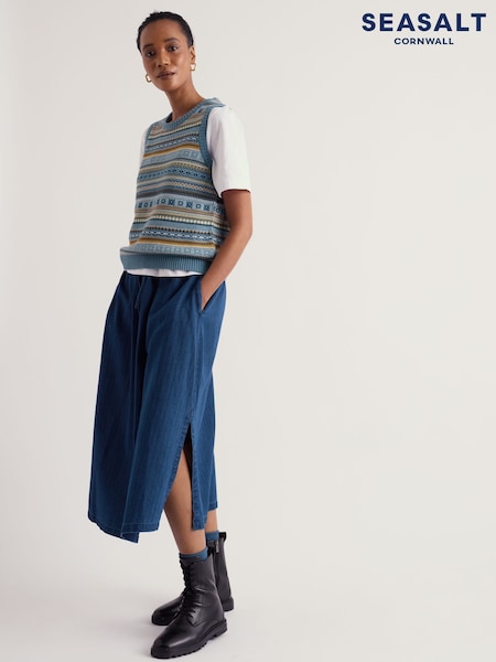 Blue - Seasalt Cornwall Cove Cottage Vest