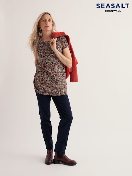 Blue - Seasalt Cornwall Screenprint Tunic