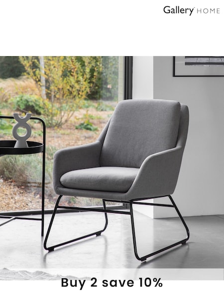 Gallery Home Grey Fessy Chair (464631) | £300