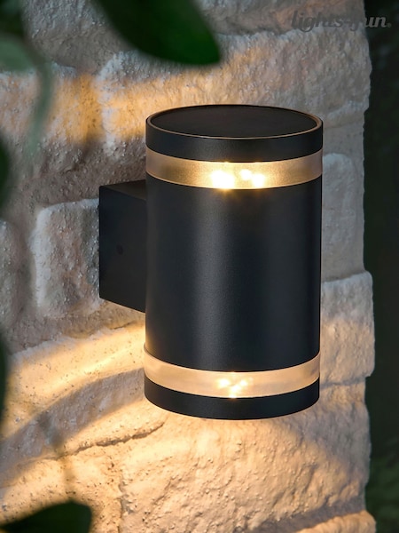 Lights4fun Wentworth Solar Up And Down Wall Light
