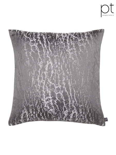 Prestigious Textiles Graphite Grey 50 x 50cm Hamlet Feather Filled Cushion (466451) | £32
