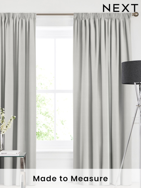 Ivory Cream Soho Made To Measure Curtains (467836) | £100