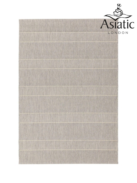 Asiatic Rugs Beige Patio Stripe Outdoor Rug (468355) | £49 - £235