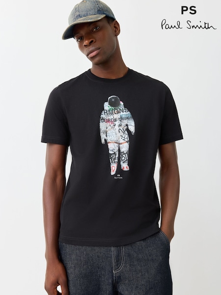 Black Astronaut - Regular Paul Smith Regular Fit Graphic T-shirt