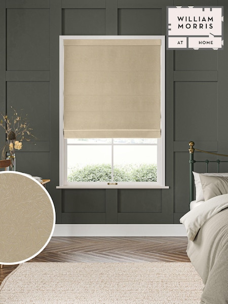 William Morris At Home Natural Willow Woven Made to Measure Roman Blinds (470079) | £106