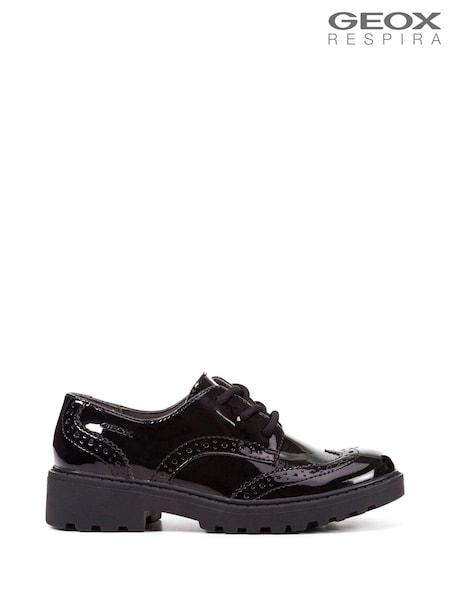 Geox Junior Girl's Casey Black Shoes (470592) | £50