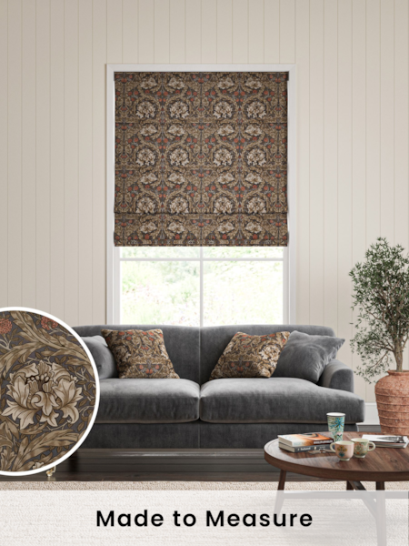 William Morris At Home Natural African Marigold Made to Measure 100% Cotton Roman Blinds (470966) | £99