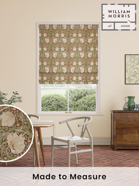 William Morris At Home Orange Pimpernel Made to Measure 100% Cotton Roman Blinds (471083) | £99