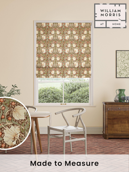 William Morris At Home Green Pimpernel Velvet Made to Measure Roman Blinds (471689) | £106