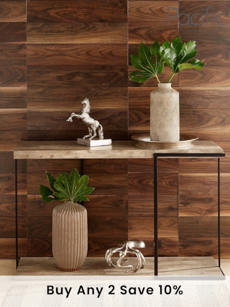 Pacific Black Concrete Effect MDF & Iron Console Table (472509) | £240