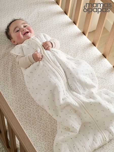 Mamas & Papas Cream Welcome To The World Seedling 2.5 Tog Sleepbag 6-18 Months (472679) | £35