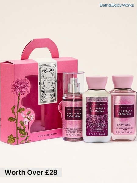 A Thousand Wishes - Bath & Body Works Gift Set (worth Over £28)