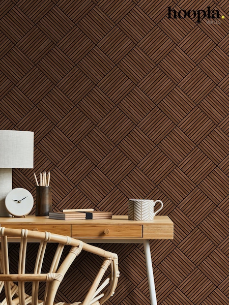 Hoopla Walls Diamond Slat Small Wallpaper