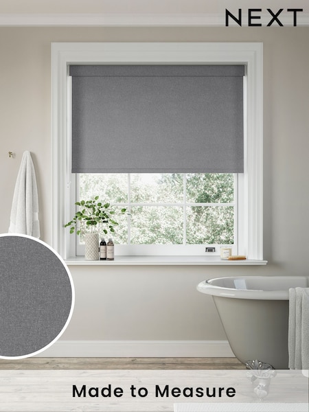 Shadow Grey Augustus Made to Measure Roller Blind (474778) | £66