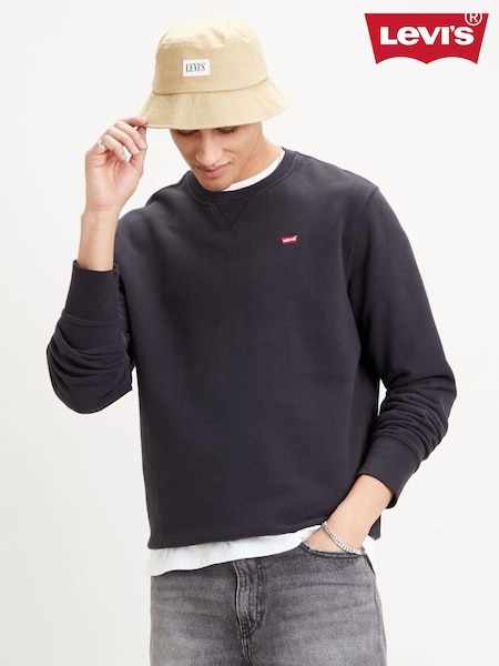 Levi's® Black New Original 100% Cotton Sweatshirt (476340) | £55