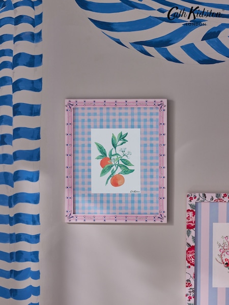 Cath Kidston Blue/Pink Orange Wall Art (476846) | £20