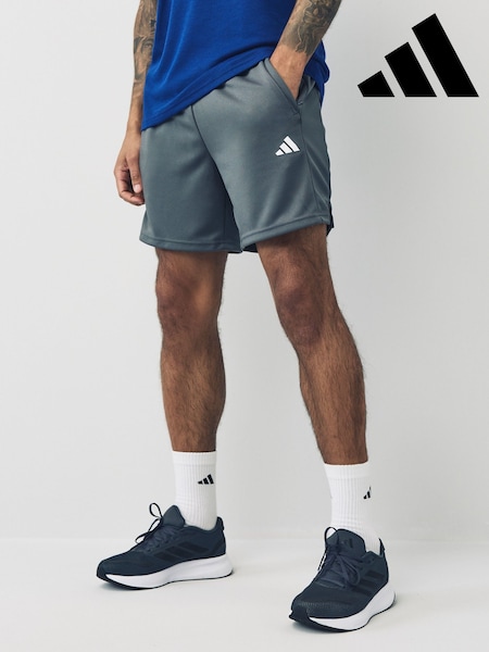 adidas Grey Train Essentials All Set Training Shorts (477249) | £25
