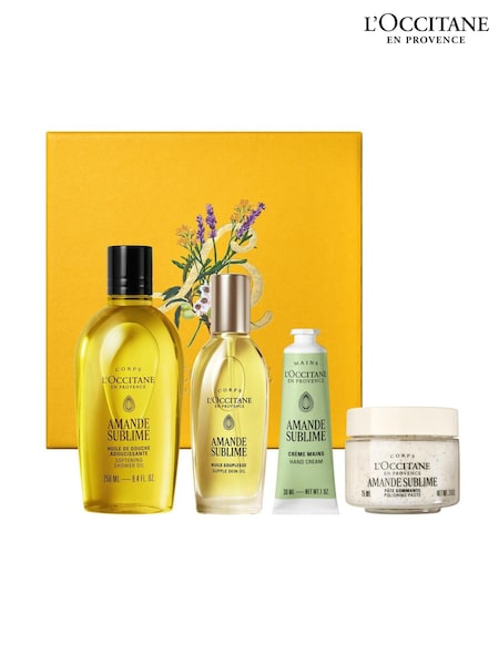 L Occitane Almond (amande) Body Collection (worth Over £94) Gift Set