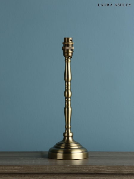 Laura Ashley Antique Brass Corey Candlestick Table Lamp Base (481019) | £29