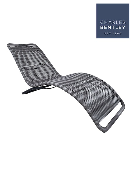 Charles Bentley Grey Zanzibar Garden Sun Lounger (482570) | £220