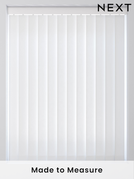 White Waterproof Made To Measure Vertical Blind (482854) | £47