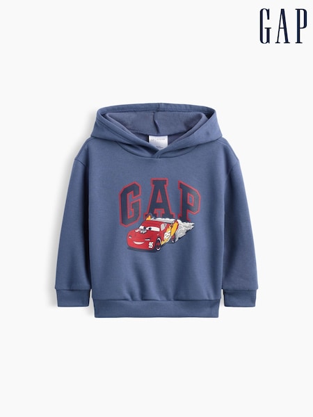 Blue Lightning McQueen - Gap Disney Cars Relaxed Logo Hoodie (6mths-5yrs)