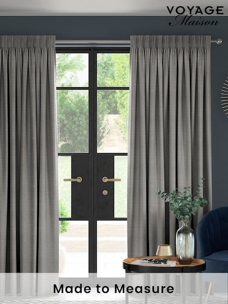 Fog Grey Voyage Maison Jasper Made To Measure Curtains (486485) | £109