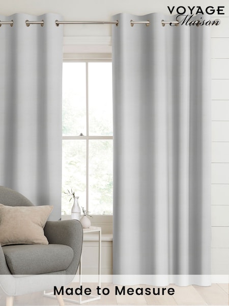 Frost White Voyage Maison Jasper Made To Measure Curtains (487480) | £109