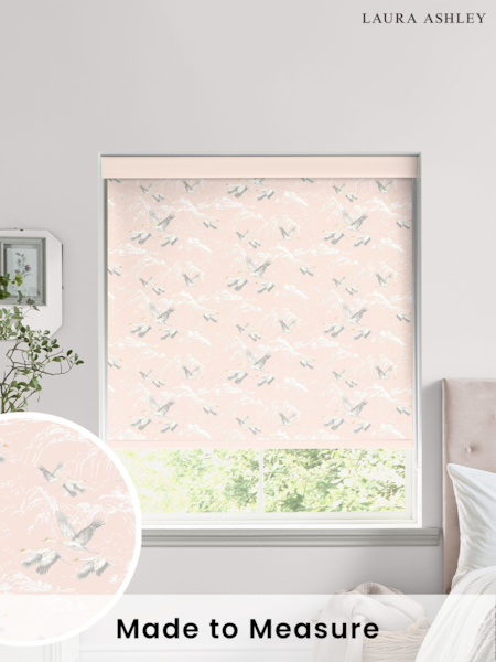 Laura Ashley Blush Pink Animalia Made To Measure Roller Blind (489780) | £58