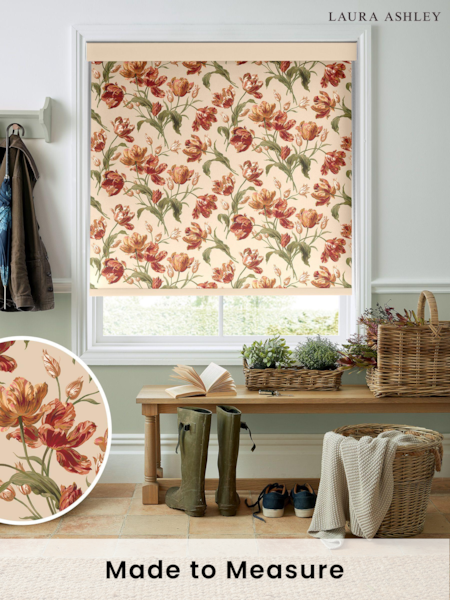 Laura Ashley Red Gosford Cranberry Made To Measure Roller Blind (490008) | £58