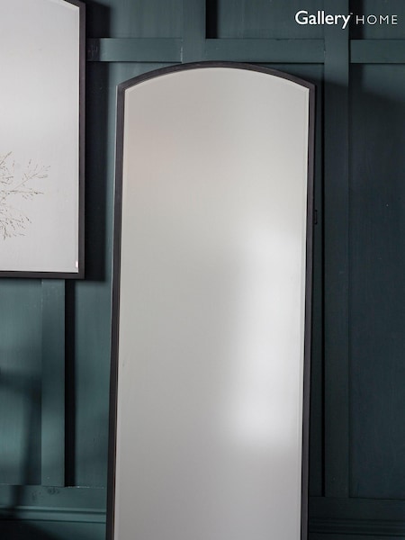 Gallery Home Black Ashford Antique Arch Mirror (490078) | £220