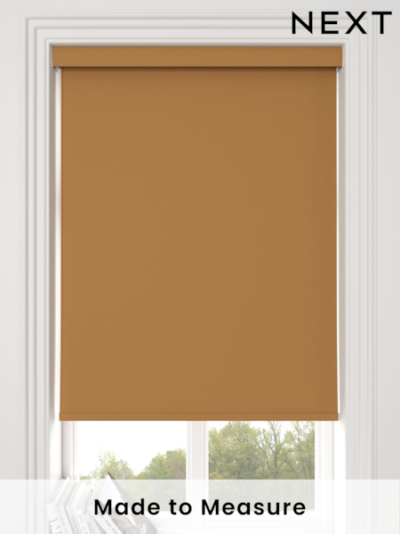 Toffee Natural Haig Made To Measure Blackout Roller Blind (491454) | £20