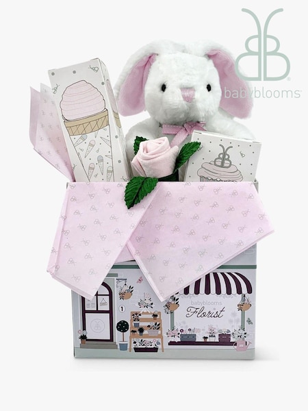 Babyblooms Pink 100% Cotton Bunny Welcome Baby Gift (495166) | £36