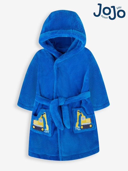JoJo Maman Bébé Cobalt Digger Dressing Gown (496583) | £24