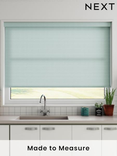 Sky Blue Mae Made To Measure Roller Blind (498481) | £20
