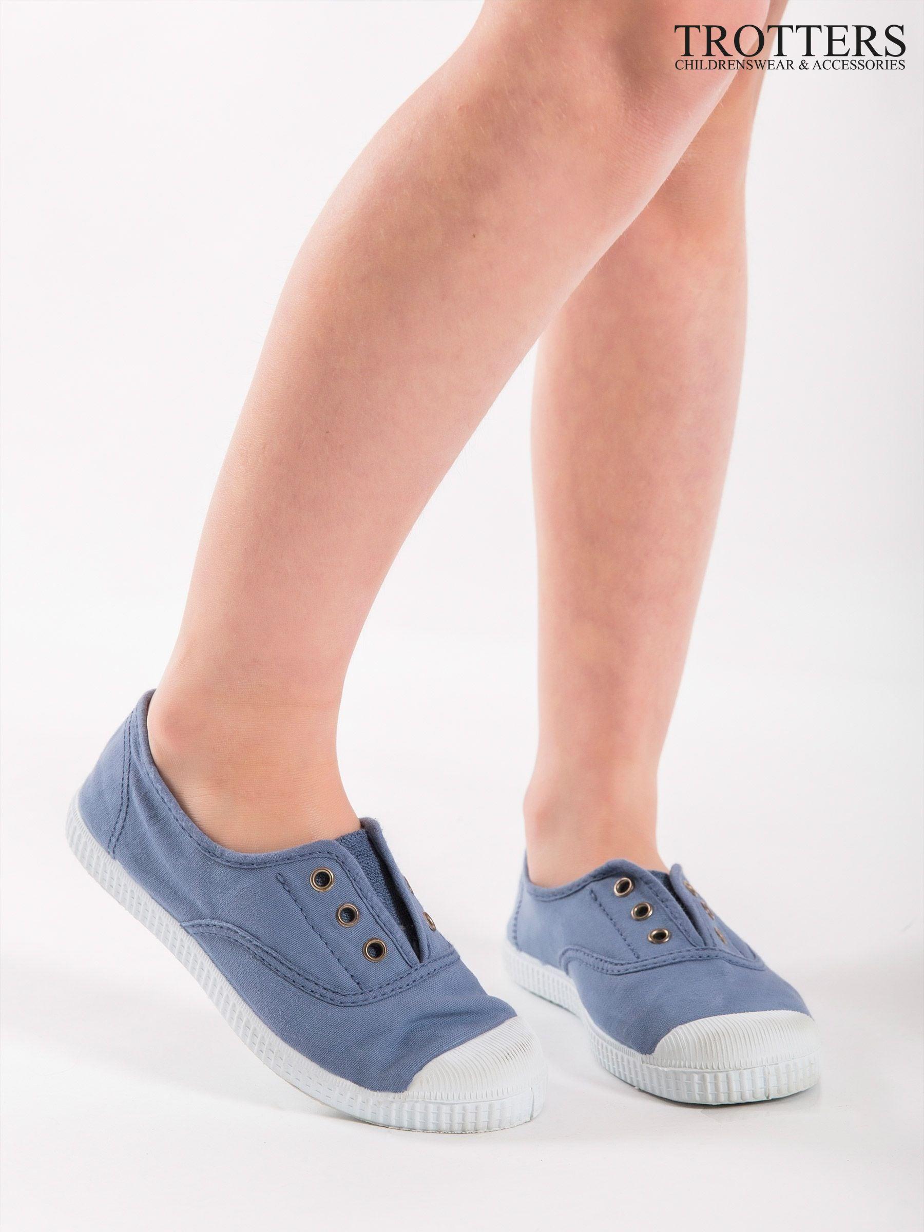 Buy Girls Shoes Blue Canvas Footwear Online Next UK