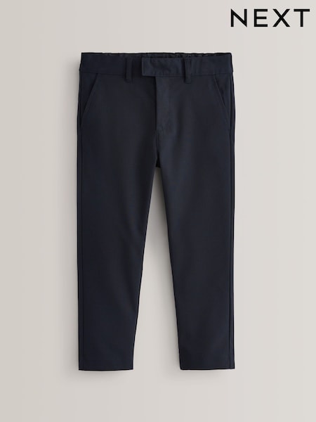 Navy Plus Waist School Formal Stretch Skinny Trousers (3-17yrs) (499825) | £8 - £16