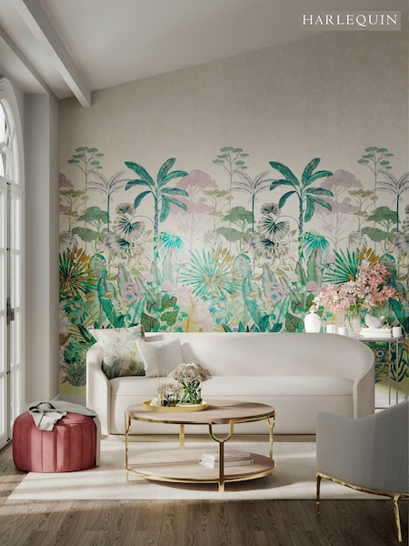 Harlequin Green Floreana 13.35M Wallpaper (500231) | £374