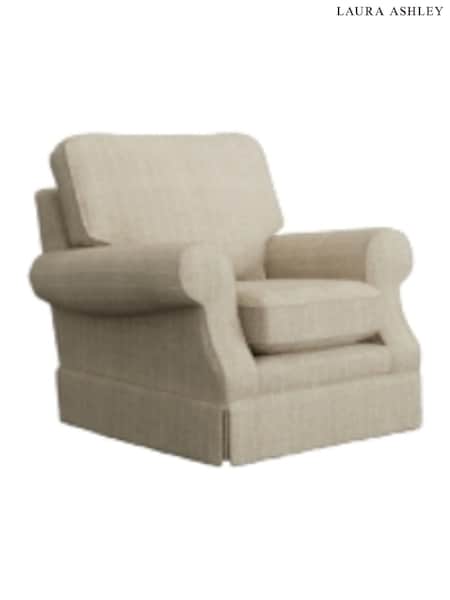 Carolyn Check/Hazelnut Natural Padstow By Laura Ashley (500596) | £950