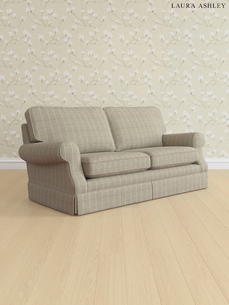 Carolyn Check/Hazelnut Natural Padstow By Laura Ashley (500596) | £1,400