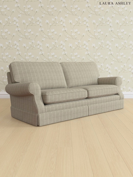 Carolyn Check/Hazelnut Natural Padstow By Laura Ashley (500596) | £1,500
