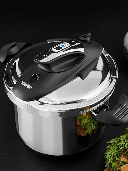 Tower Silver Ultima 6L Pressure Cooker (500934) | £80