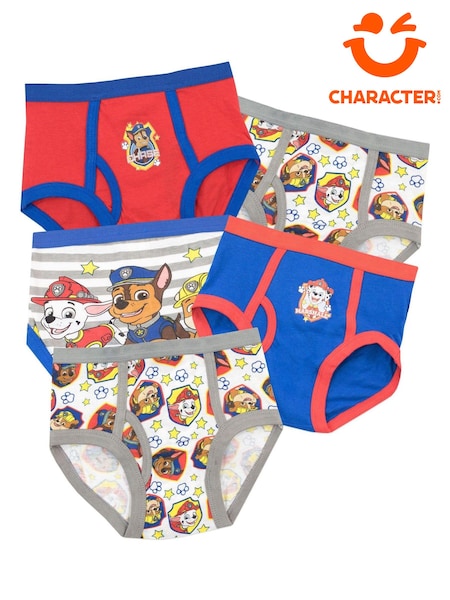 Character Multi Kids Paw Patrol pack 100% Cotton Briefs 5 Packs (502078) | £16